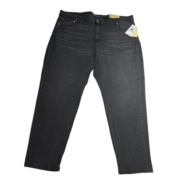 Michael‎ Kors Selma High Rise Ankle Length Skinny Jeans Charcoal 22W - Picture 1 of 12
